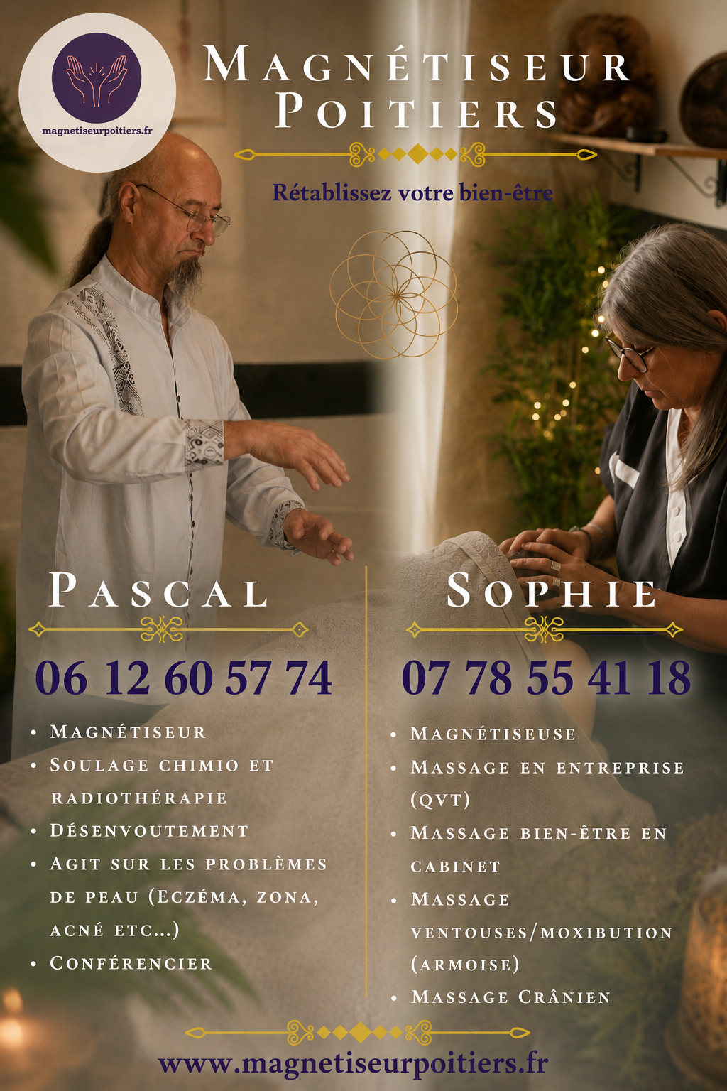 Massage cranien et magnetisme à Poitiers : Quels Bienfaits