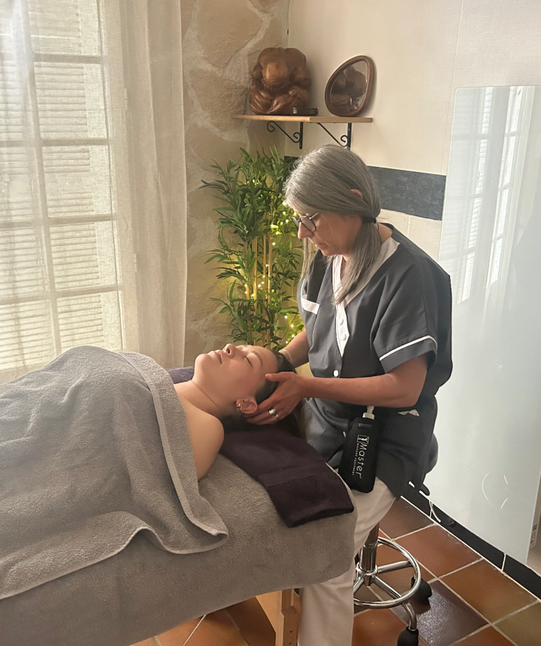 Sophie massage crânien